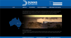 Desktop Screenshot of dunnsearthmoving.com